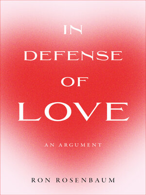 cover image of In Defense of Love
